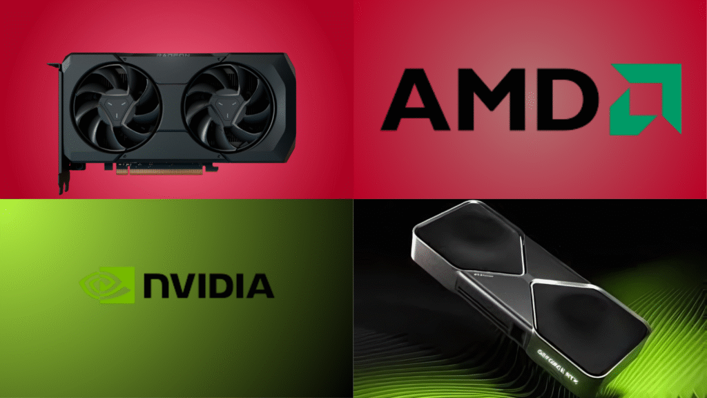 NVIDIA and AMD image art