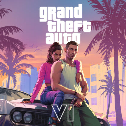 GTA VI art work featuring Lucia and Jason