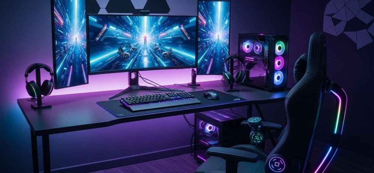 Gaming setup to boost performance and comfort