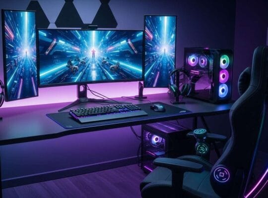 Gaming setup to boost performance and comfort