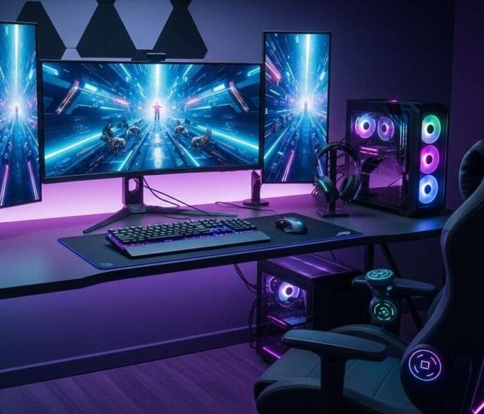 Gaming setup to boost performance and comfort