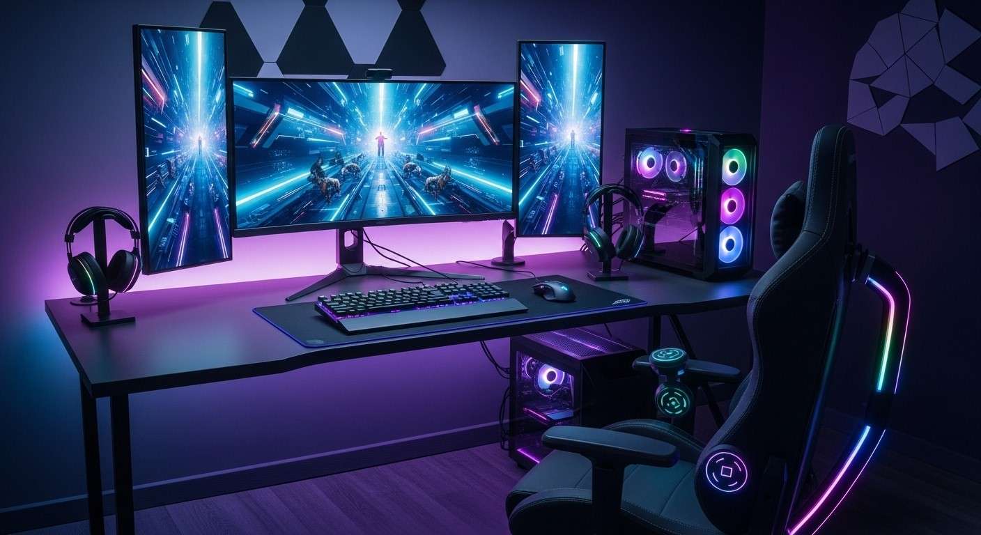 Gaming setup to boost performance and comfort