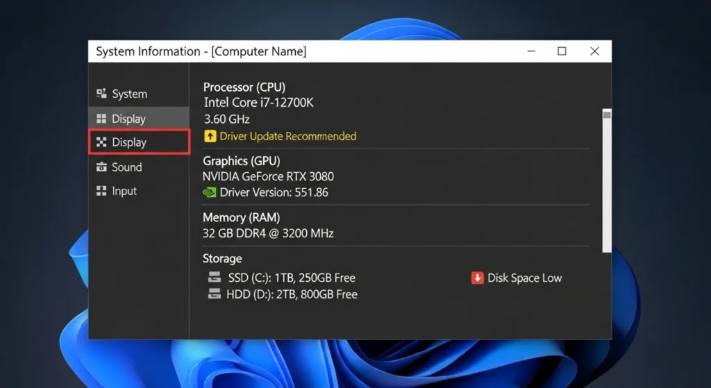 GUI of dx diag relating to How to Check Your PC Specs & Pre